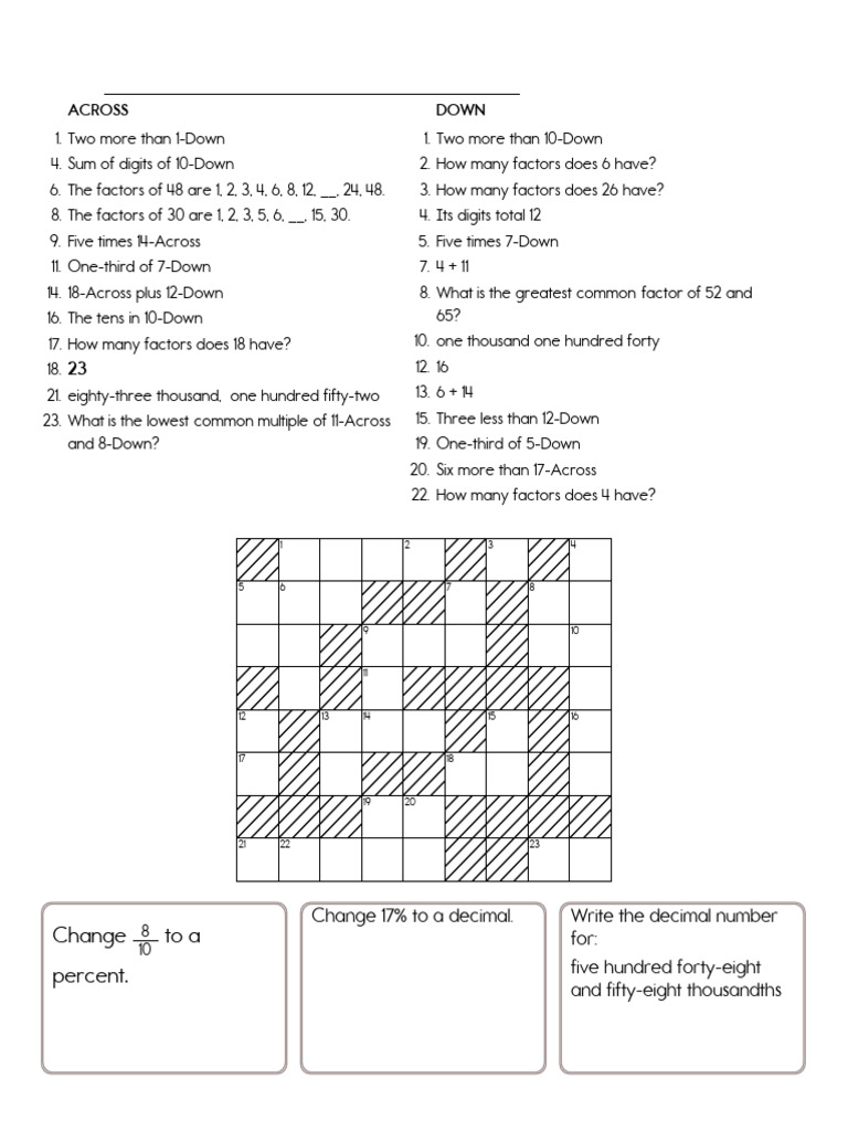 MathWorksheetsGrade6 9 29 | PDF