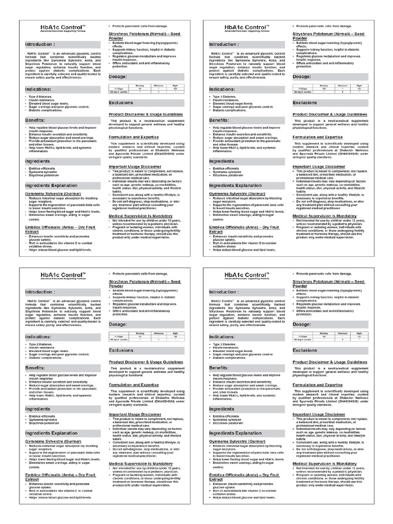 Hba 1 C | PDF