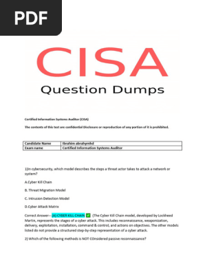 CISA Exam Questions and Answers Guide | PDF | Transport Layer