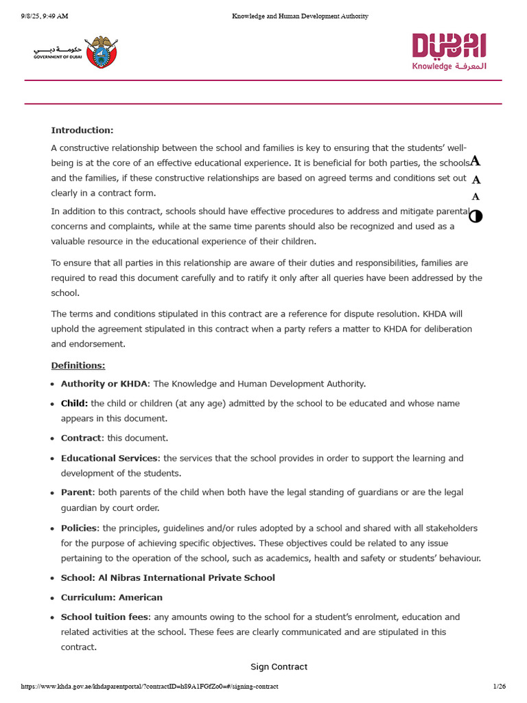 Knowledge and Human Development Authority | PDF | Individualized ...