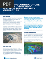 Orepro 3D: Blast Movement Modelling and Grade Control Optimiser | PDF ...