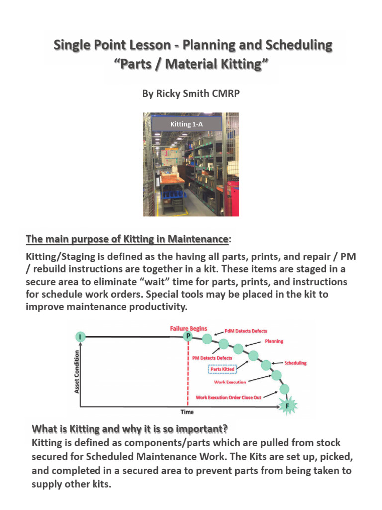 Best Practices for Parts Kitting | PDF | Chess Theory | Chess