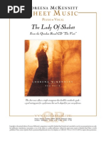 Lady of Shalott Loreena Mckennitt Sheets