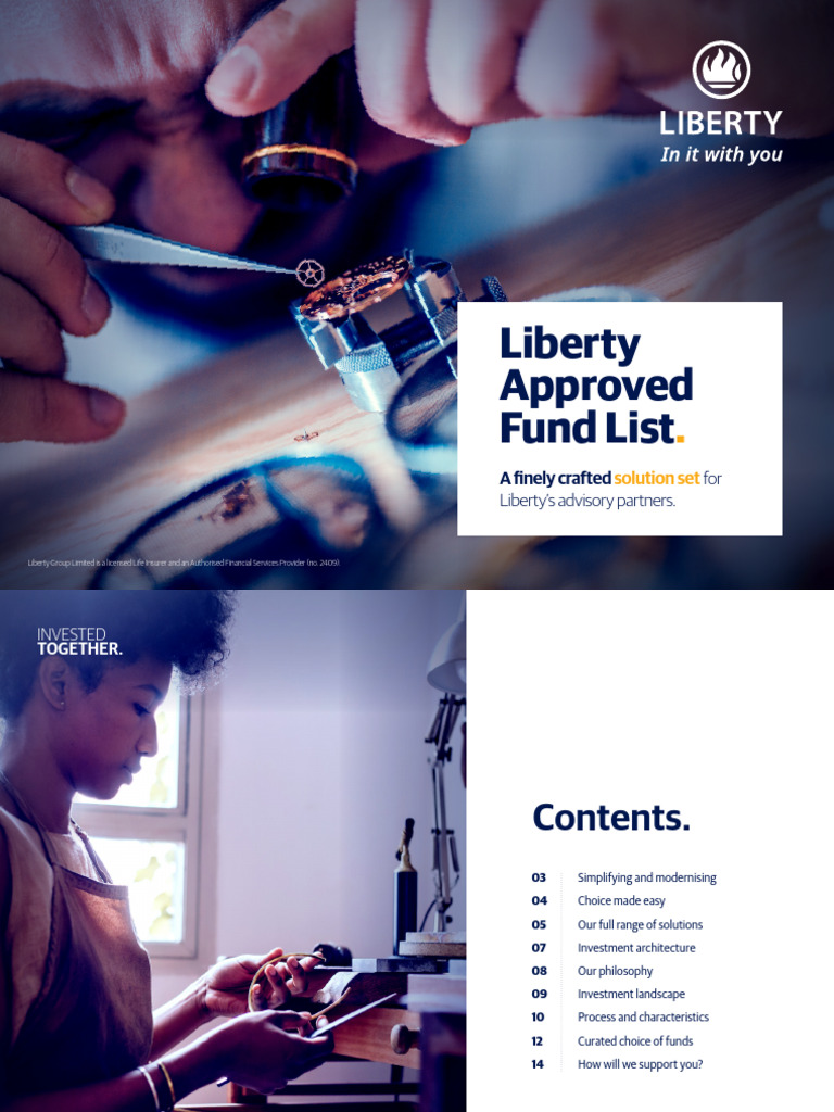 10 D3 7 LIBERTY Approved-Fund-List Brochure-TIED-May | PDF | Investing ...