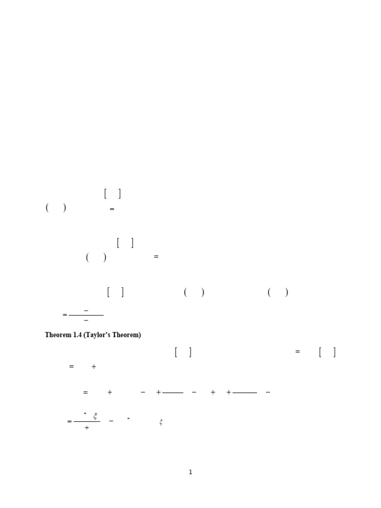 Error Analysis in Numerical Methods | PDF | Numerical Analysis | Equations