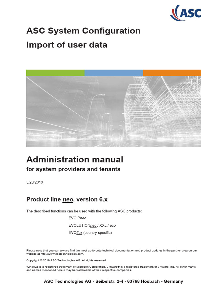 User Data Import for neo 6.x Systems | PDF | Web Service | Comma ...