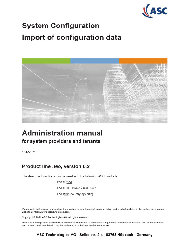 Neo 6.x Configuration Data Import Guide | PDF | Databases | Xslt