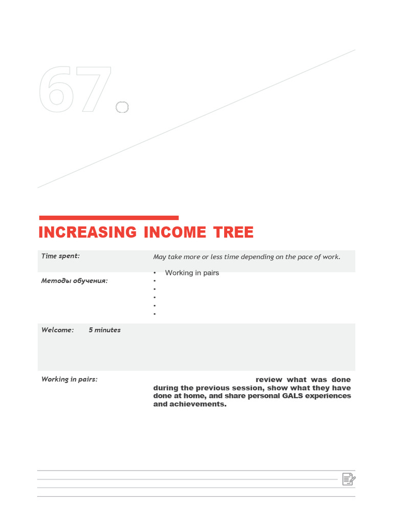 Gals - 4 Increasing Income Tree - 043334 | PDF | Marketing | Income