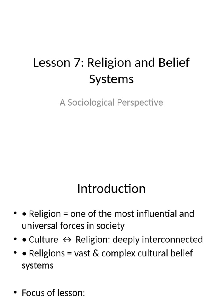 Understanding Religion and Belief Systems | PDF | Monotheism | Polytheism