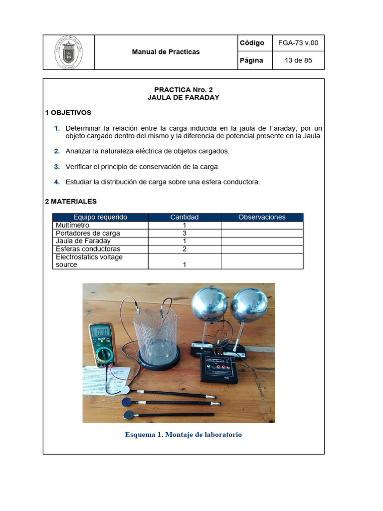 Guia Lab Electro | PDF | Electricidad | Fenomeno fisico