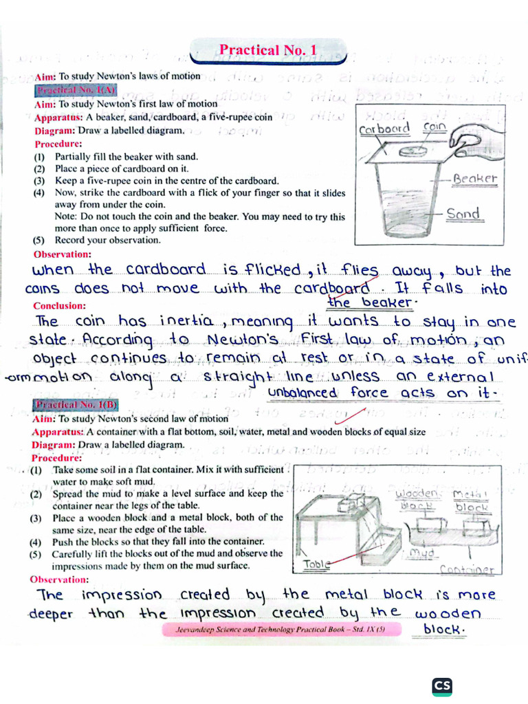 Science Practical Digest | PDF