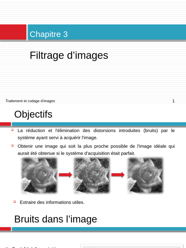 Filtrage et Convolution d'Images | PDF | Filtre (électronique ...