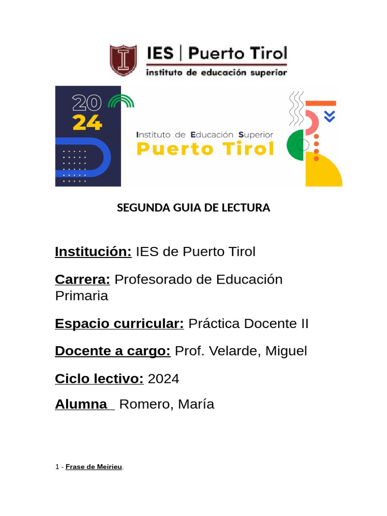2 TP Practica II - 062313 | PDF | Maestros | Enseñando