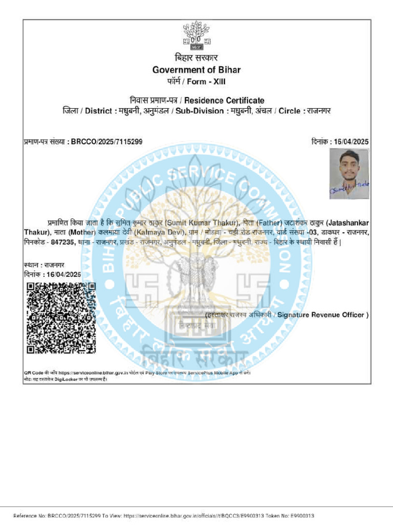 Proof of Domicile - Watermarked | PDF