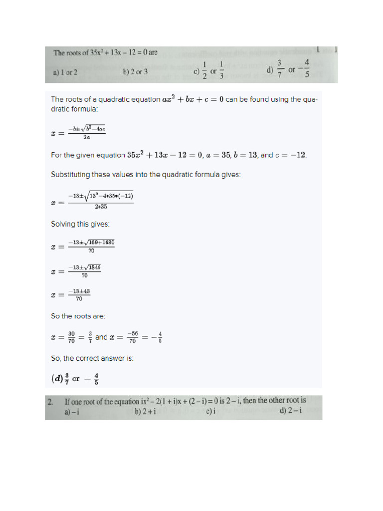C Batch Part1 Math Aim1 | PDF