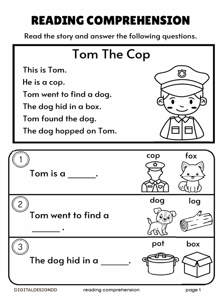 Reading Comprehension Stories for Kids | PDF
