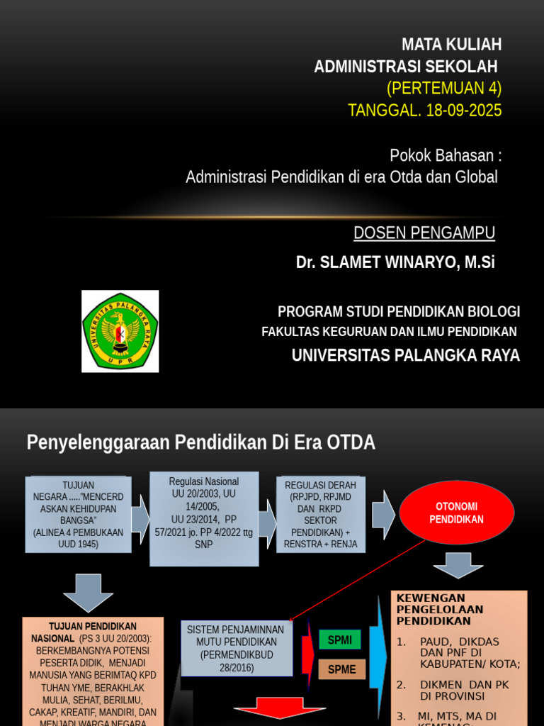 Administrasi Pendidikan di Era Otda | PDF