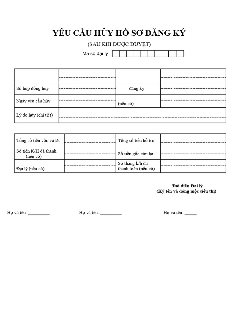 (NEW) Form Huy H Sơ | PDF