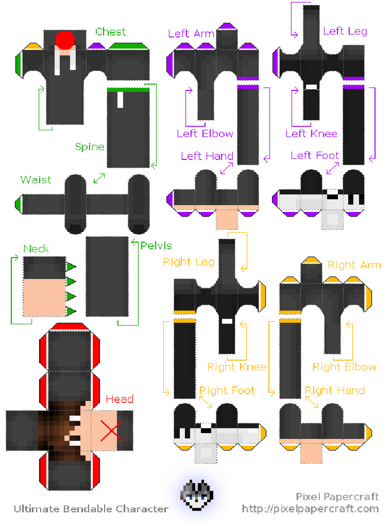 Minecraft Bendable Character | PDF