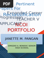 ECP Cover Page for Teacher VI Reclassification | PDF | Intelligence ...
