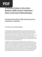 USBL Calibration Guide and Procedures | PDF | Cartesian Coordinate ...