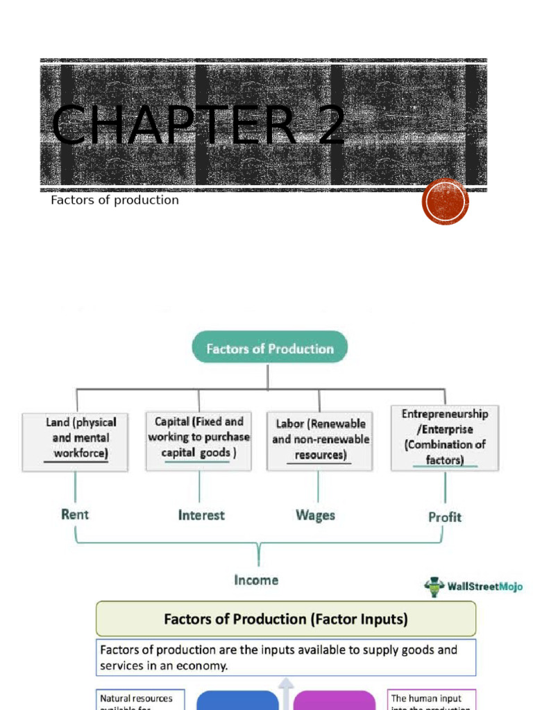 Chapter 2 - Factors of Production | PDF