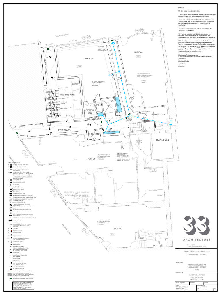 1247 L (2) 00 - Elec Plans - Ground Floor c2 | PDF