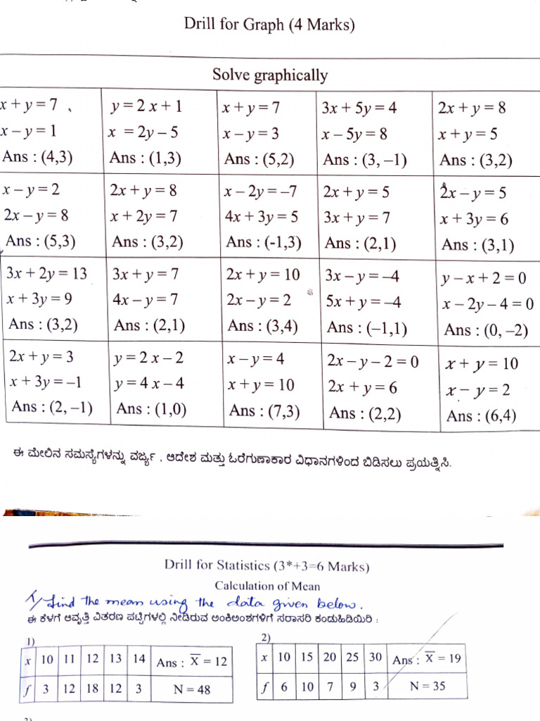 10th STD Mathematics | PDF