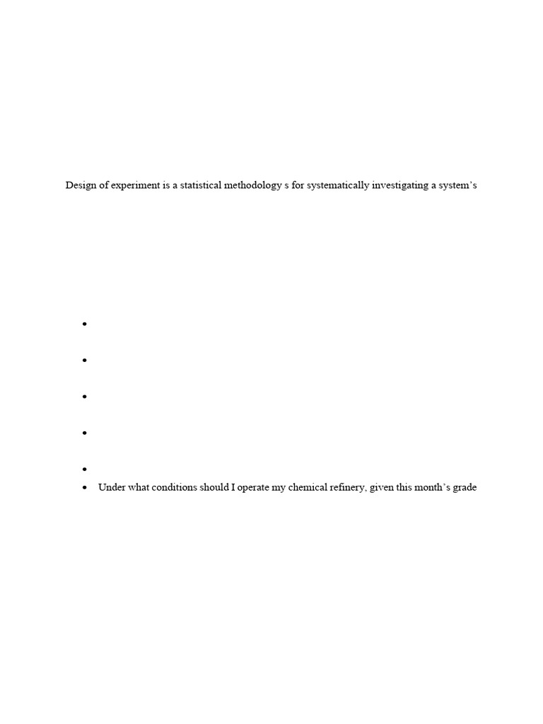 Detailed ANOVA Experimental Design | PDF | Analysis Of Variance ...