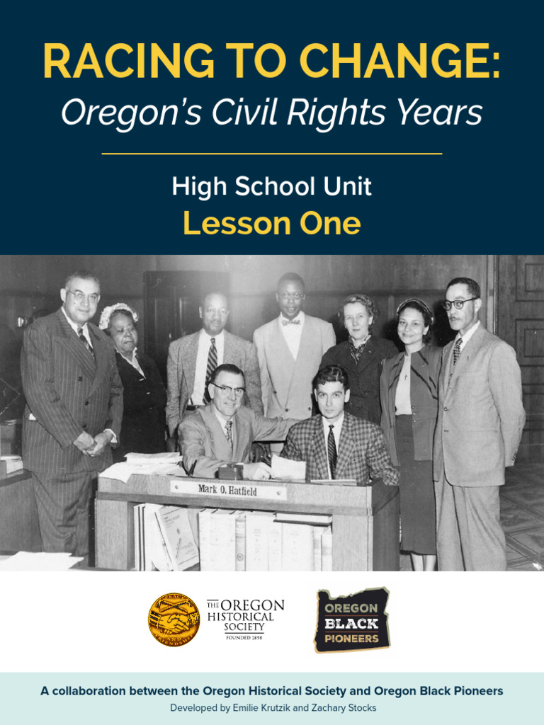 Oregon Civil Rights Movement Lesson | PDF | Social Exclusion ...