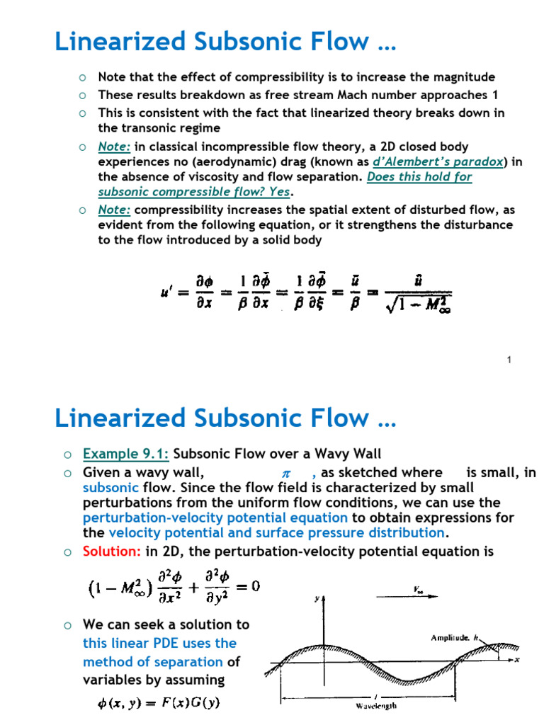 AE520 Chapter 7 - Linearized Flow Part II - 250415 - 190840 | PDF ...
