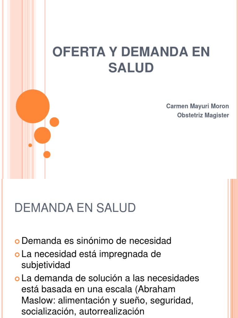 5° ISP Oferta y Demanda en Salud | PDF
