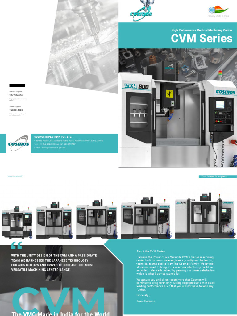CVM 1160 Vertical Machining Center Specs | PDF | Machines | Mechanical ...