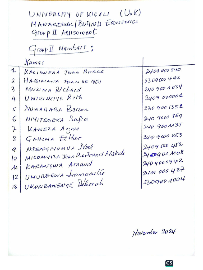 Group 2. BE Assignment - UoK-Final | PDF