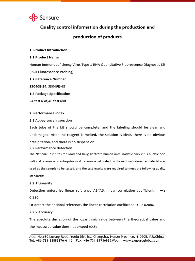 Quality Control Information During The Production | PDF | Coefficient ...