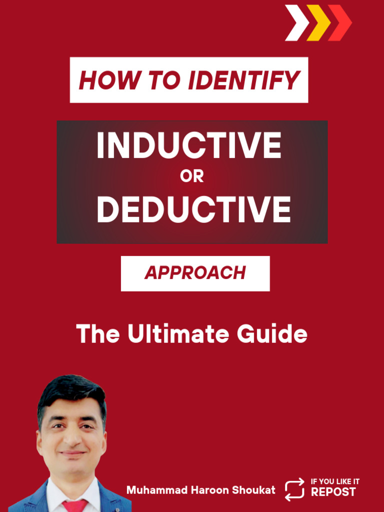Inductive vs. Deductive Research Approaches | PDF | Hypothesis | Theory