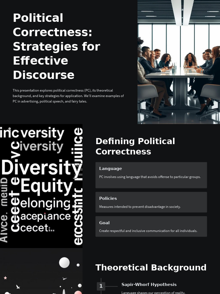 Political Correctness Strategies For Effective Discourse | PDF | Gender ...