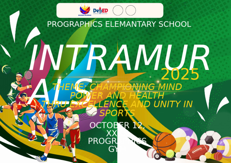 Intramural Meet 2025 Design 1 | PDF