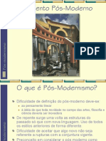 Modernismo X Pos Modernismo