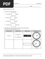Grade 3 Angles and Directions Worksheet | PDF