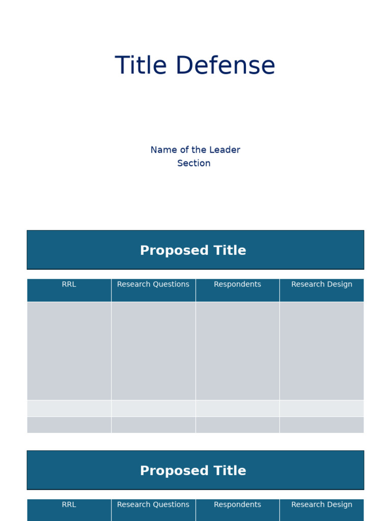 Title Defense | PDF