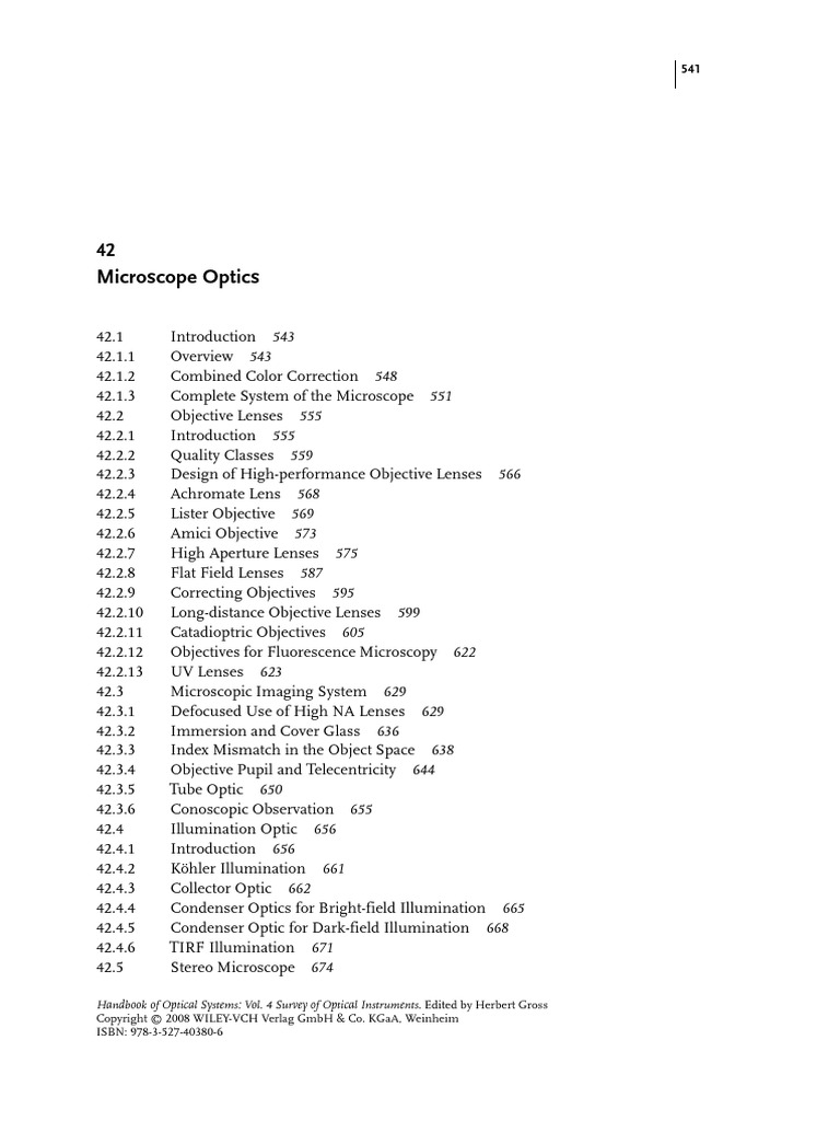 Microscope Optics: A Comprehensive Guide | PDF | Angular Resolution ...