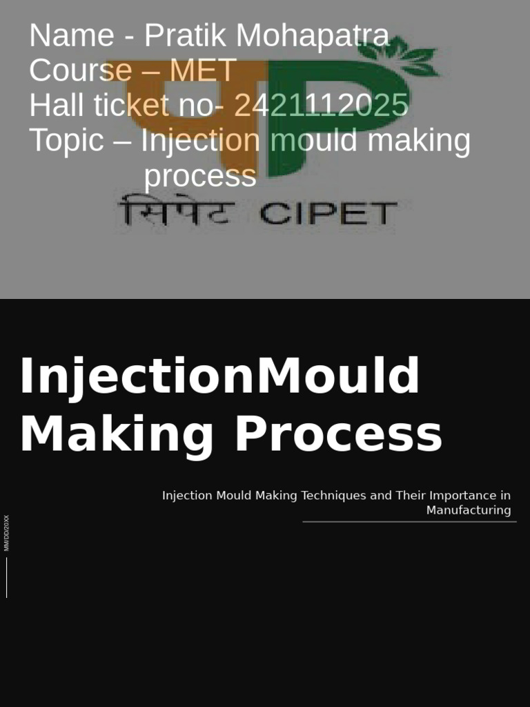 Injection Mould Making Process Explained | PDF | Building Materials ...