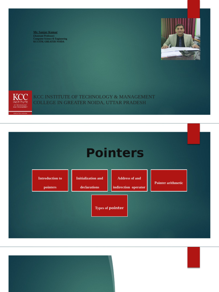 Understanding Pointers in C Programming | PDF | Pointer (Computer ...