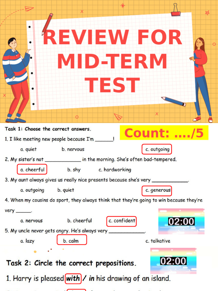 Review For Mid-Term Test | PDF