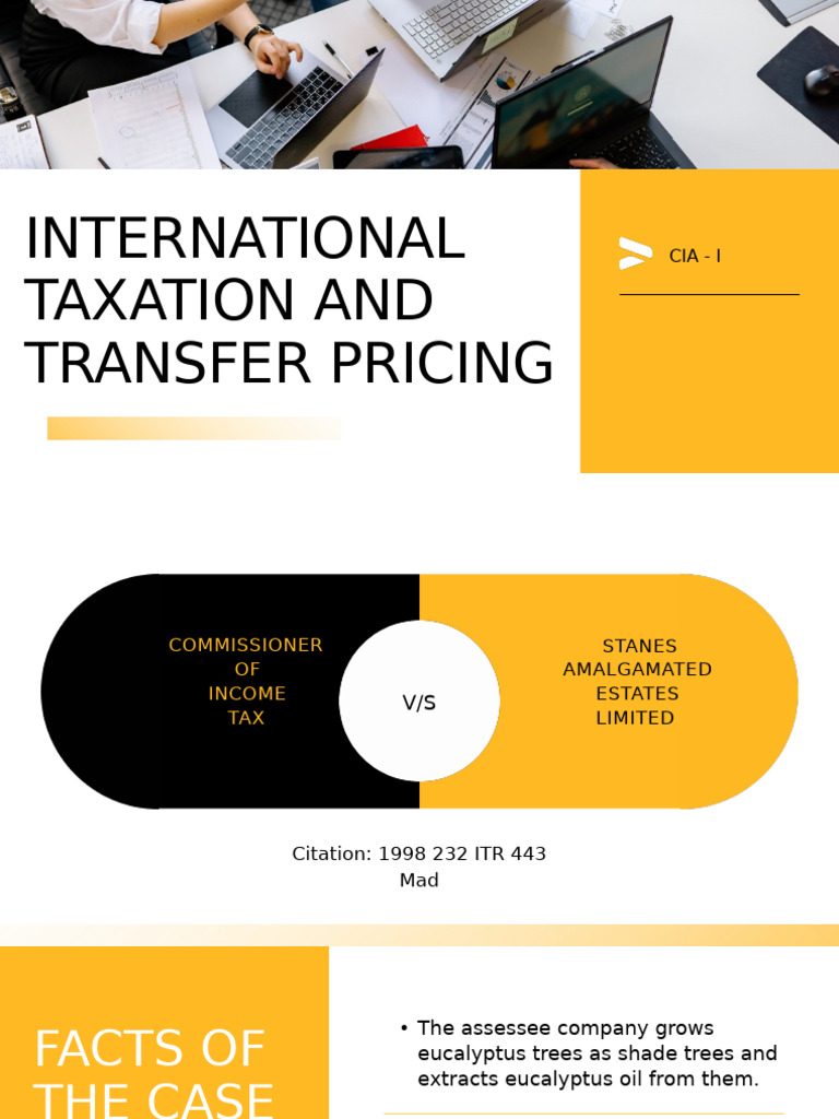CIA 1 International Tax | PDF | Income Tax | Taxes