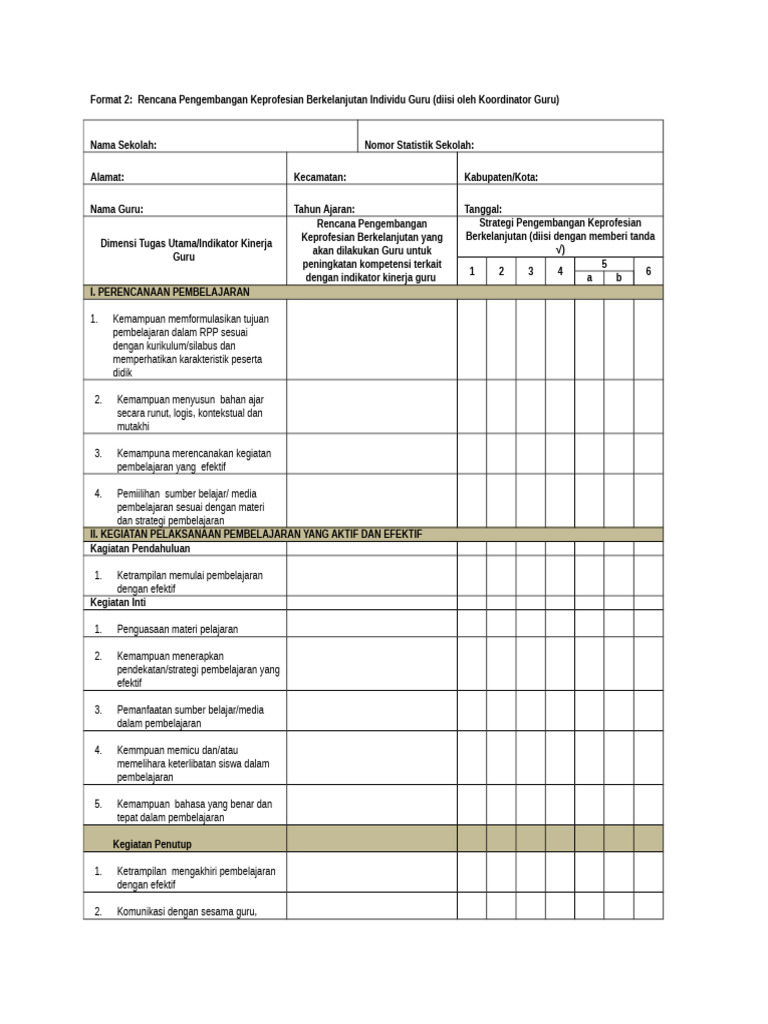 Format 2 PKB | PDF