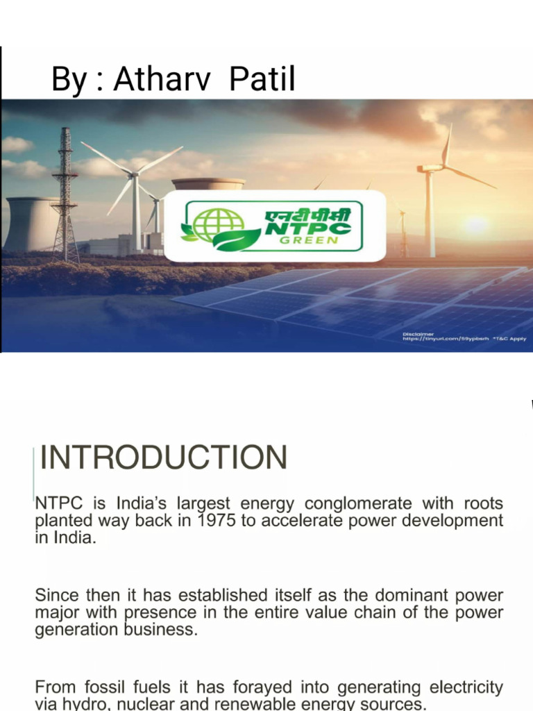 NTPC Green Energy | PDF