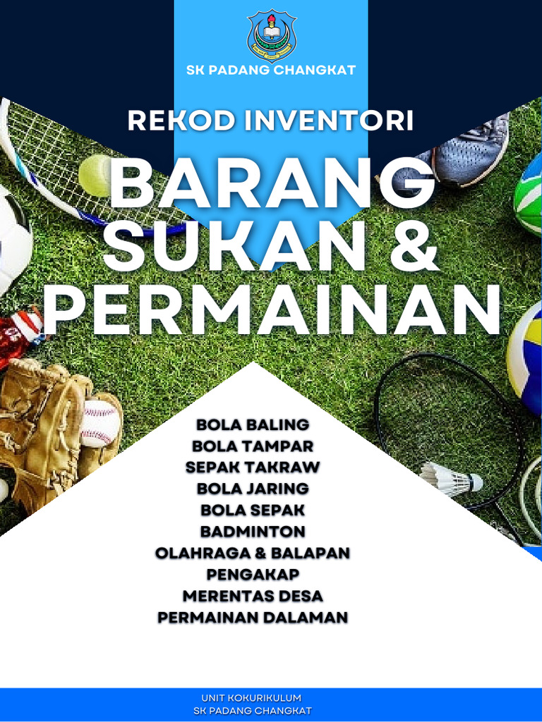 Template Buku Rekod Inventori Peralatan Sukan | PDF
