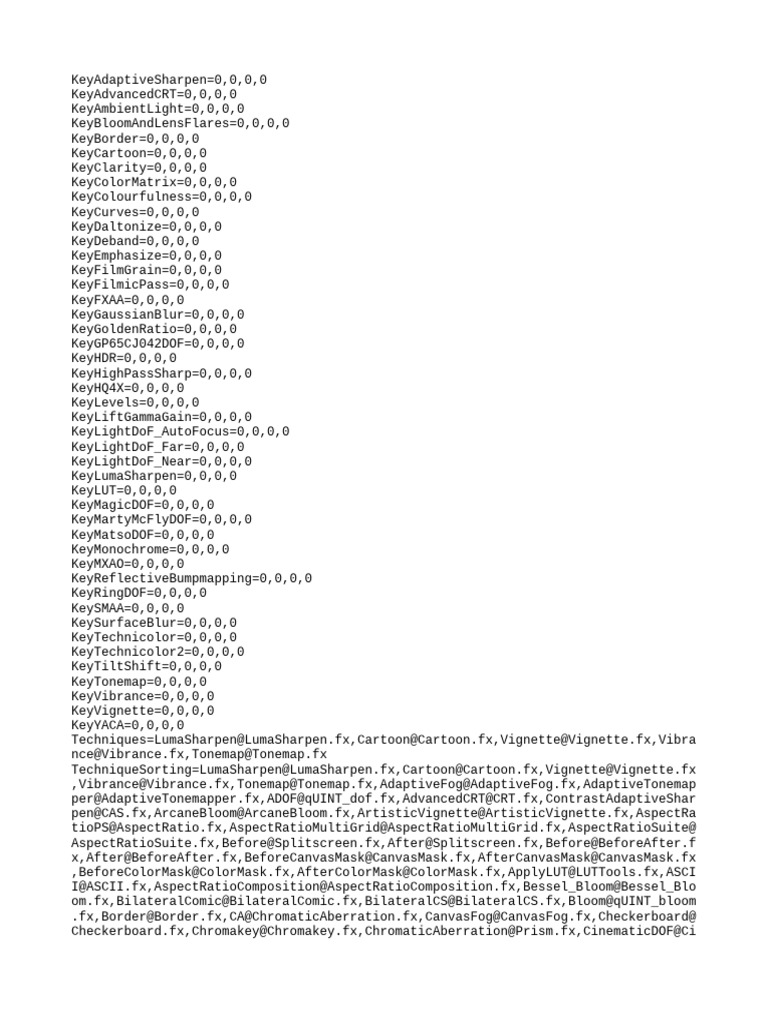 MGS5 Reshade Configuration Guide | PDF | Batman